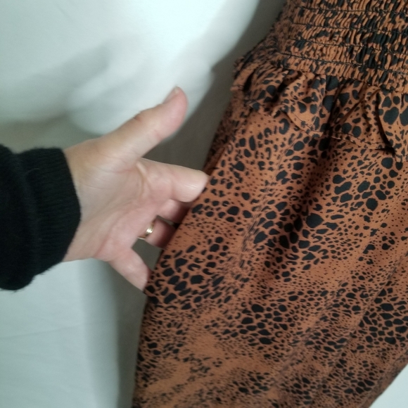 Socialite Smocked Bodice Wide Leg Jumpsuit - Picture 10 of 15